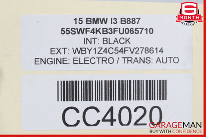 14-17 BMW i3 I01 Rear Bottom Lower Seat Cushion Bench OEM