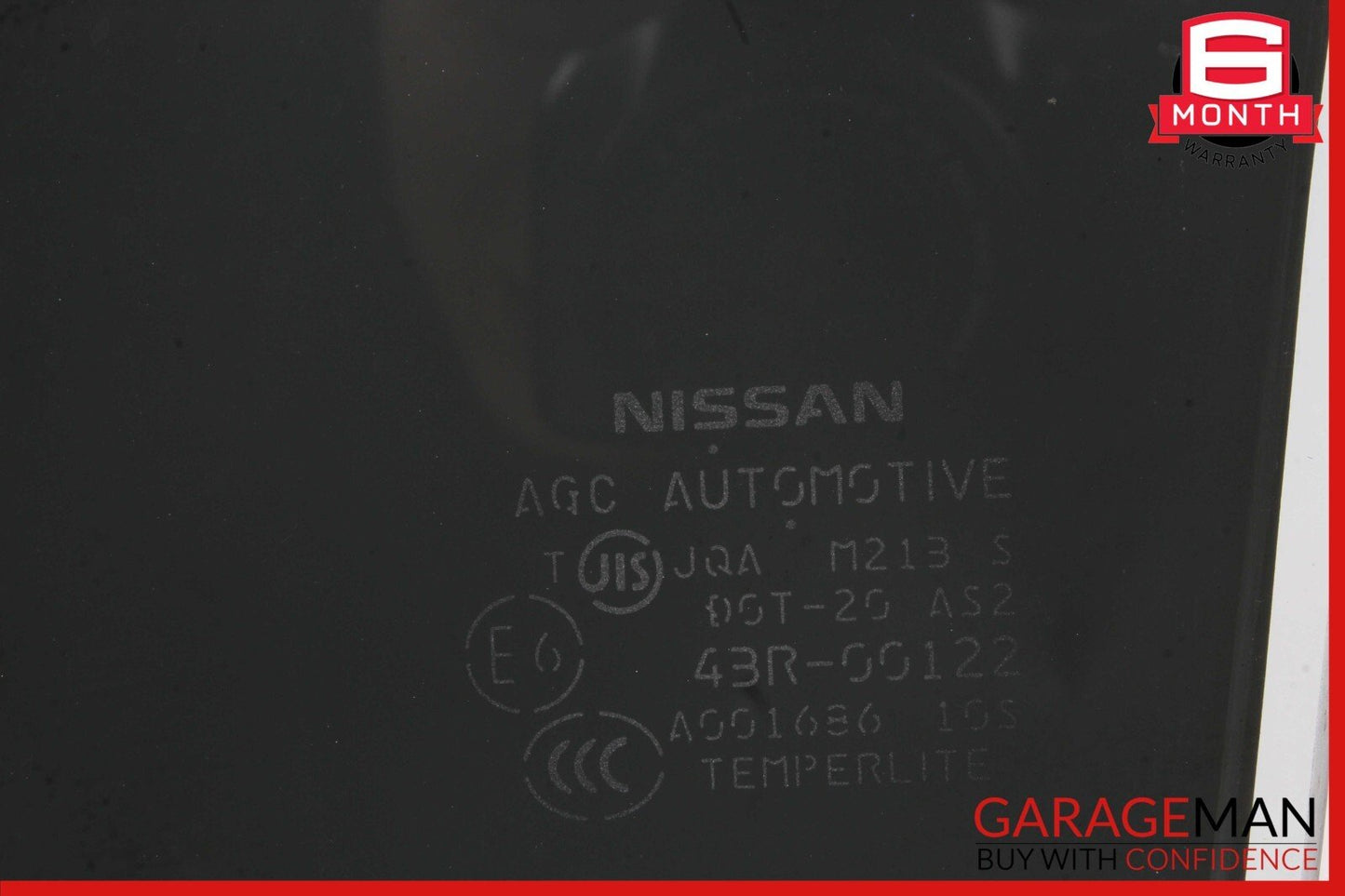 11-12 Nissan Leaf Rear Left Driver Side Door Glass Window