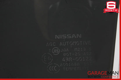 11-12 Nissan Leaf Rear Left Driver Side Door Glass Window