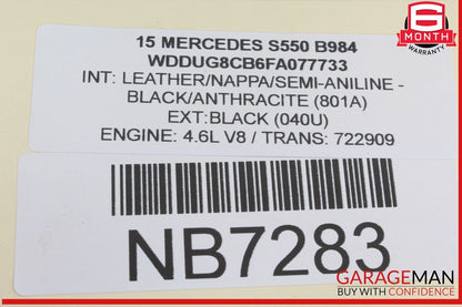 14-17 Mercedes W222 S550 Engine Water Cooling Aux Radiator A/C Condenser OEM