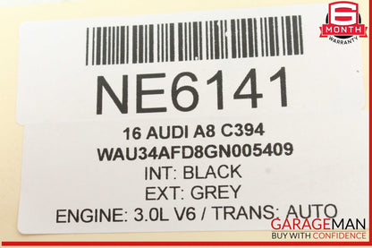 11-18 Audi A8 S8 Front Left Driver Side Spindle Knuckle Wheel Hub 4H0407241L OEM