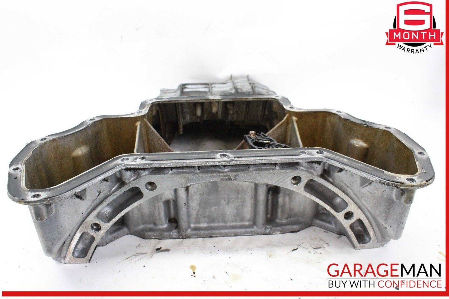05-11 Mercedes W211 E350 Engine Upper Oil Sump Baffle Pan 2720142102 OEM