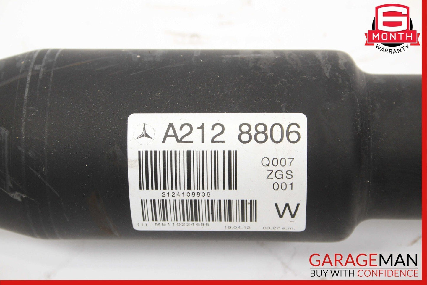 12-18 Mercedes W212 E550 CLS550 4Matic AWD Rear Prop Drive Shaft Driveshaft OEM