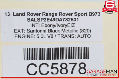 06-13 Land Rover Range Rover Sport L320 Front Right Side Door Shell OEM