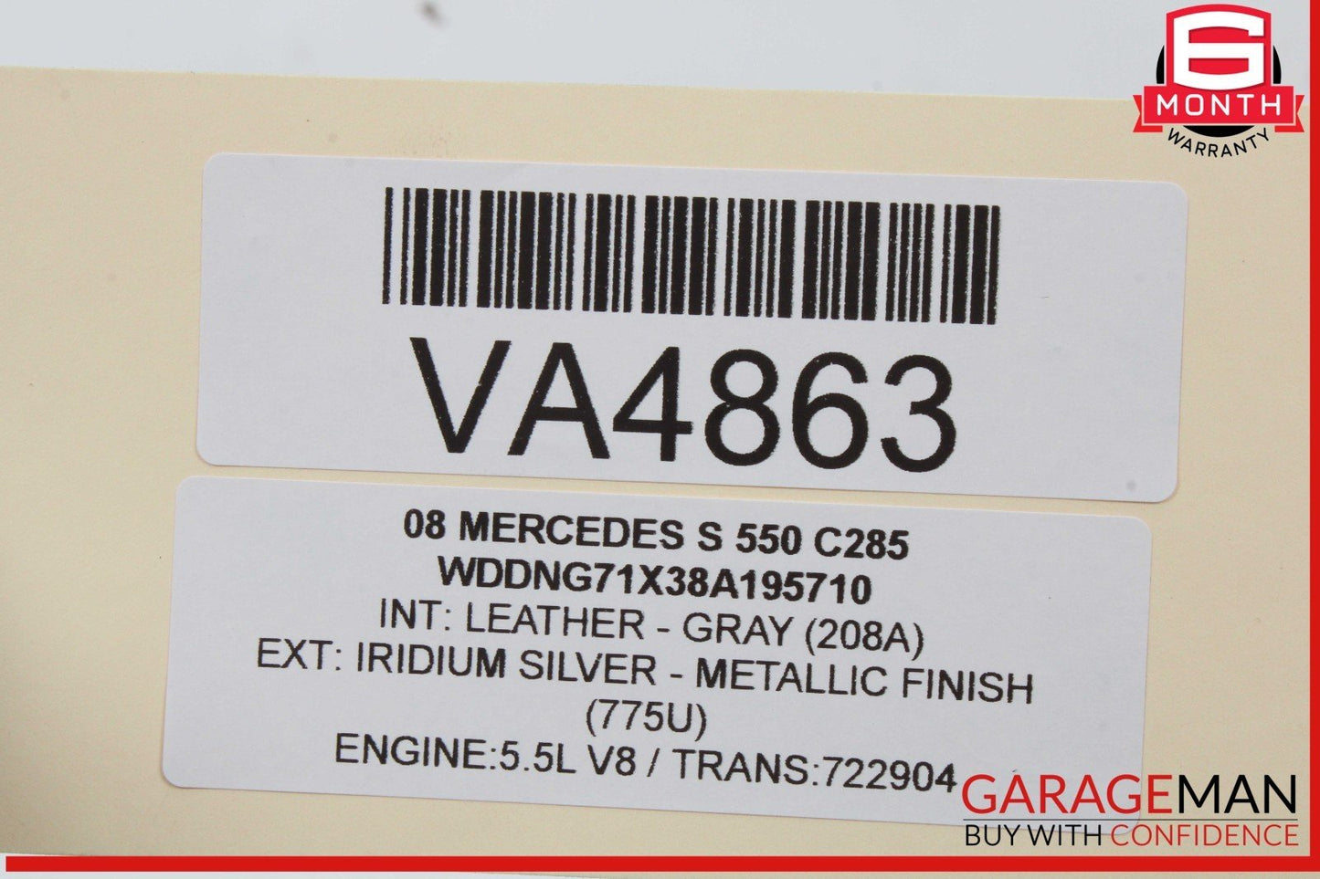 07-09 Mercedes W221 S550 S450 Dash Board Dashboard Center Trim Bezel OEM