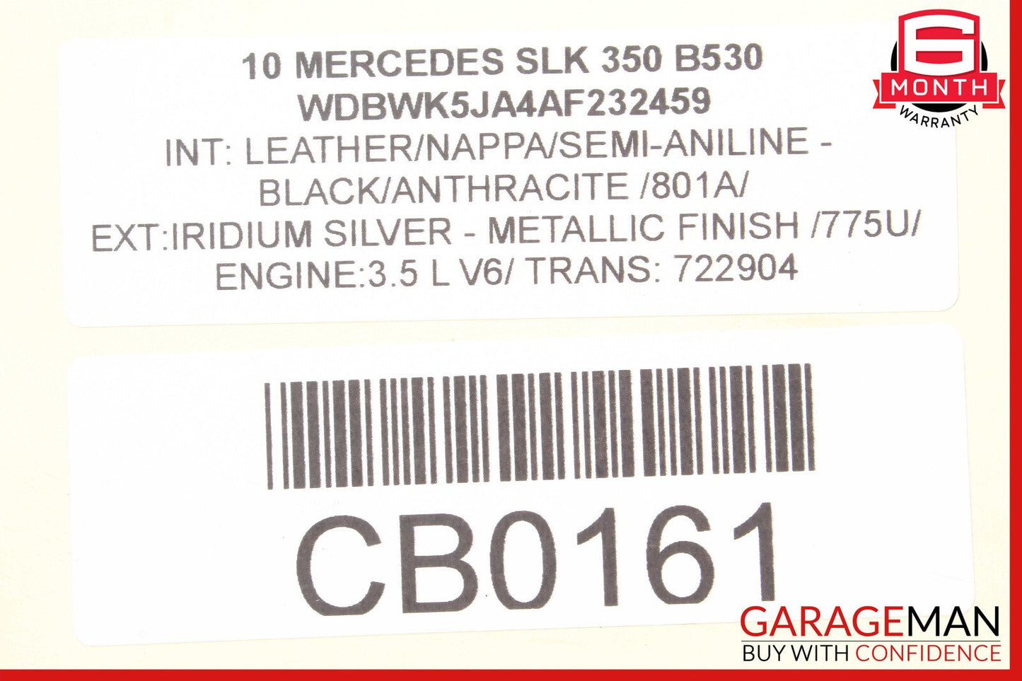 05-11 Mercedes R171 SLK350 Rear Left Spindle Knuckle Hub Bearing w/ Rotor Disc