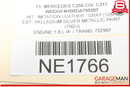 12-14 Mercedes W204 C250 CGI Speedometer Odometer Instrument Cluster Gauge OEM
