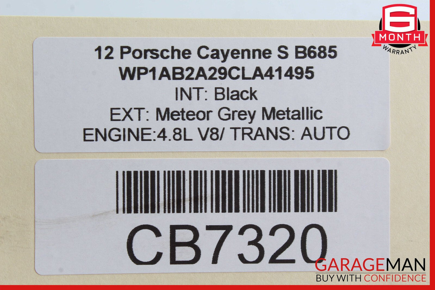 11-17 Porsche Cayenne 958 Rear Left Driver Side Lower Control Arm OEM