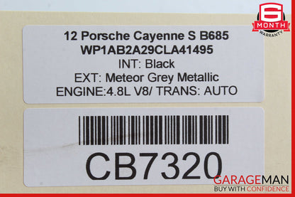 11-17 Porsche Cayenne 958 Rear Left Driver Side Lower Control Arm OEM