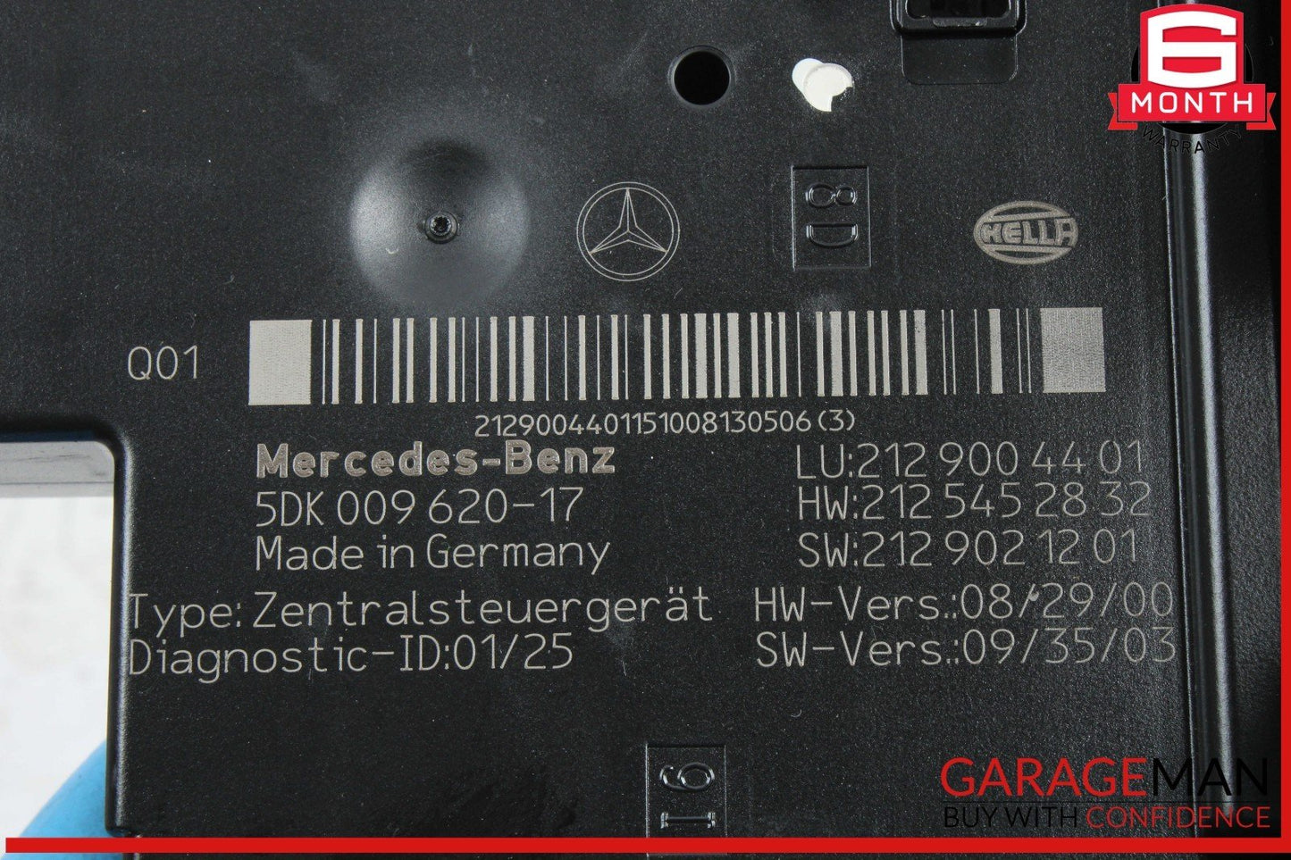 11-17 Mercedes W207 E350 Convertible Rear SAM Fuse Relay Box 2129004401 OEM