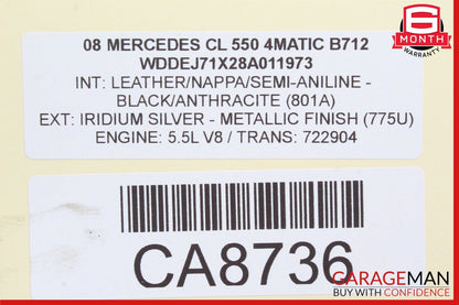 07-14 Mercedes W216 CL550 S550 Front Right Wheel Carrier Spindle Knuckle Hub OEM
