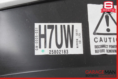 06-08 Cadillac XLR Instrument Cluster Speedometer 25802183 OEM