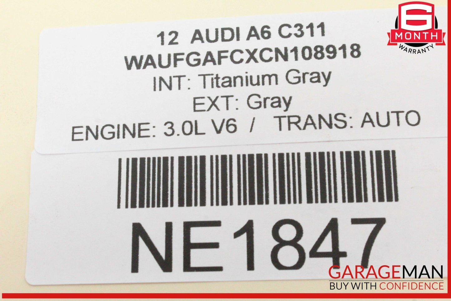 12-19 Audi A7 Q7 Engine Left Driver Side Exhaust Manifold 06E253033AA OEM