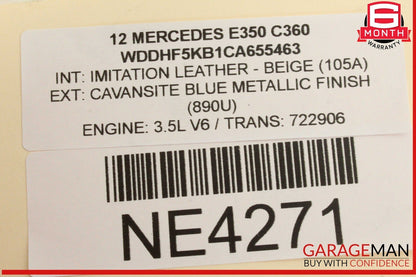 10-16 Mercedes W212 E350 Front Right Side Wheel Spindle Knuckle Wheel Hub OEM