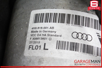11-18 Audi A8 S8 Rear Left Driver Side Air Suspension Shock Strut Absorber OEM