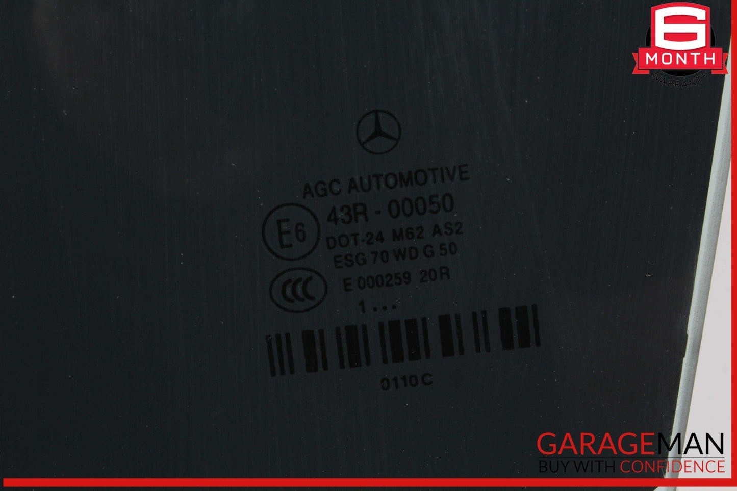 11-17 Mercedes W207 E500 E550 Convertible Door Window Glass Front Left Side OEM
