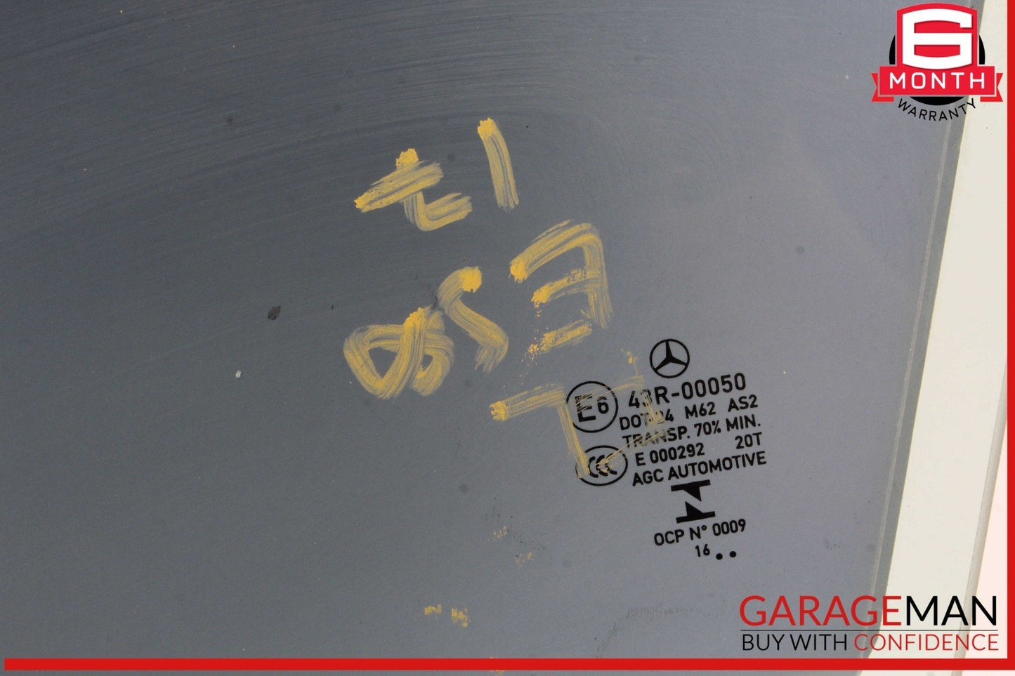 17-20 Mercedes W213 E300 Front Left Driver Side Door Window Auto Glass OEM