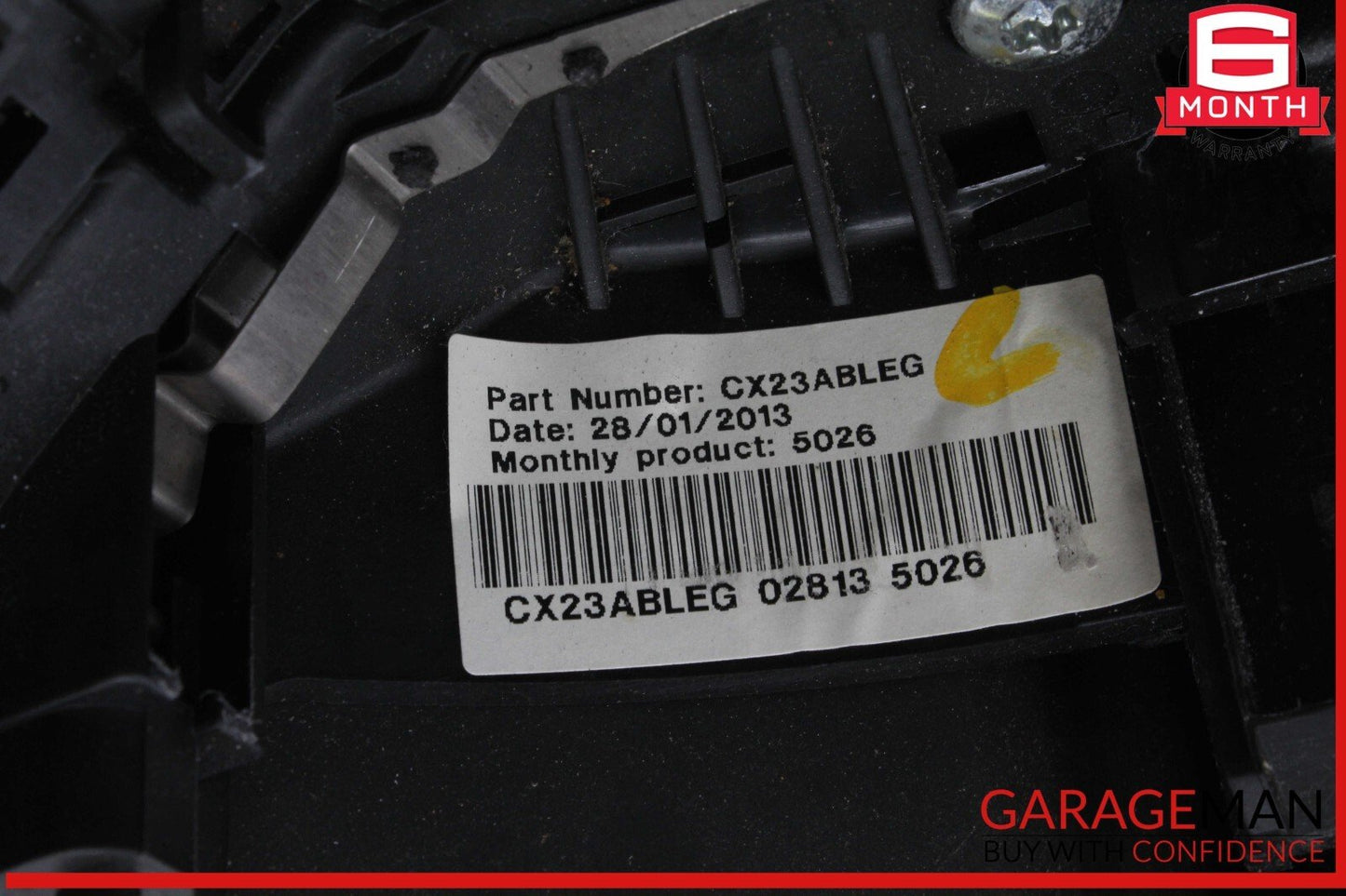 12-15 Jaguar X250 XF Steering Wheel w/ Paddle Shifters Black CX23ABLEG OEM