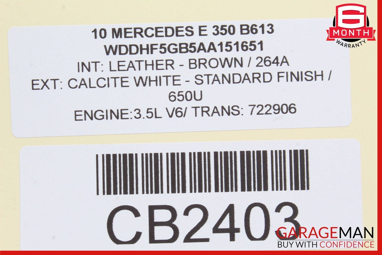 08-18 Mercedes W212 E350 CLS500 Front Right Side Door Lock Latch Actuator OEM