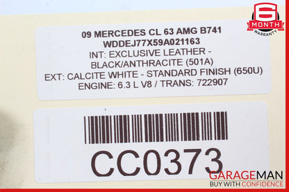 07-14 Mercedes W216 C63 AMG Trunk Lid Lift Hydraulic Pump Motor Cylinder w/ Case