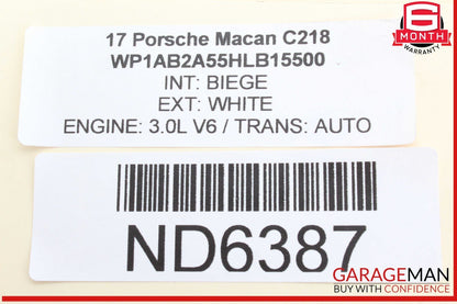 15-24 Porsche Macan 95B Rear Left Driver Side Lower Control Arm 8R0505311F OEM