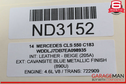 12-14 Mercedes W218 CLS550 CLS500 Speedometer Odometer Instrument Cluster Gauge