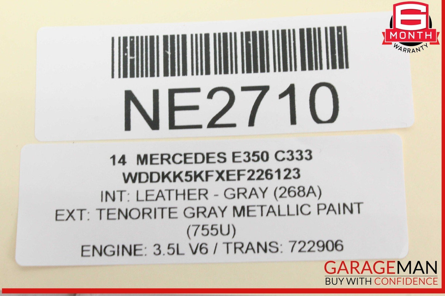 10-18 Mercedes W212 E350 C300 Trunk Lid Power Closing Motor 2047500060 OEM