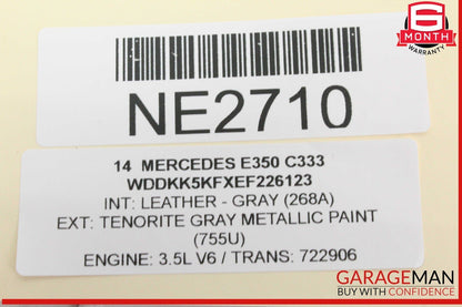 10-18 Mercedes W212 E350 C300 Trunk Lid Power Closing Motor 2047500060 OEM
