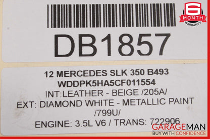 10-13 Mercedes W207 E350 SLK350 Engine Motor Block 2760103905 OEM