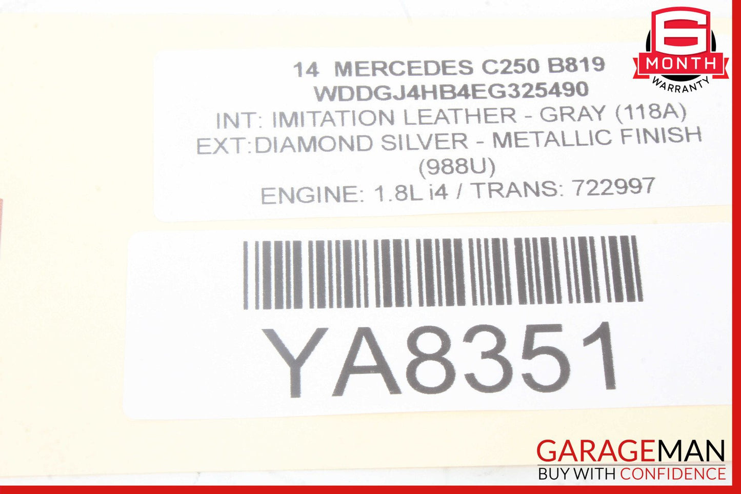 12-14 Mercedes W204 C250 C300 C350 Rear Fuse Relay Box Module 2049060205 OEM