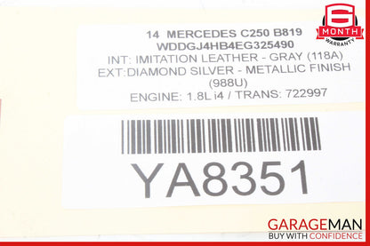 12-14 Mercedes W204 C250 C300 C350 Rear Fuse Relay Box Module 2049060205 OEM