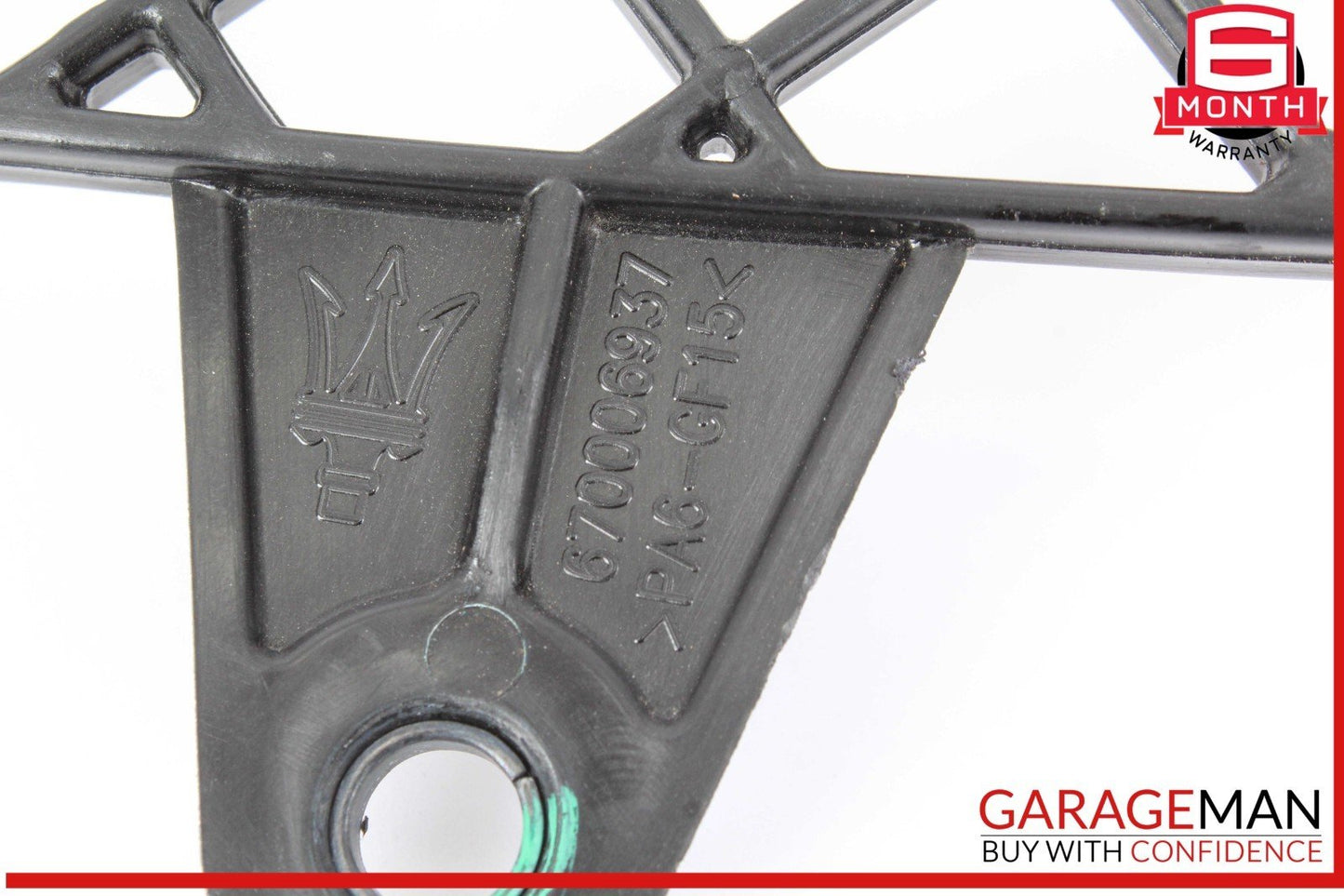14-17 Maserati Ghibli Front Lower Bumper Inner Grille Black 670008457 OEM