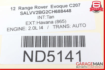12-15 Range Rover Evoque CD Player Navigation Radio Receiver Unit OEM
