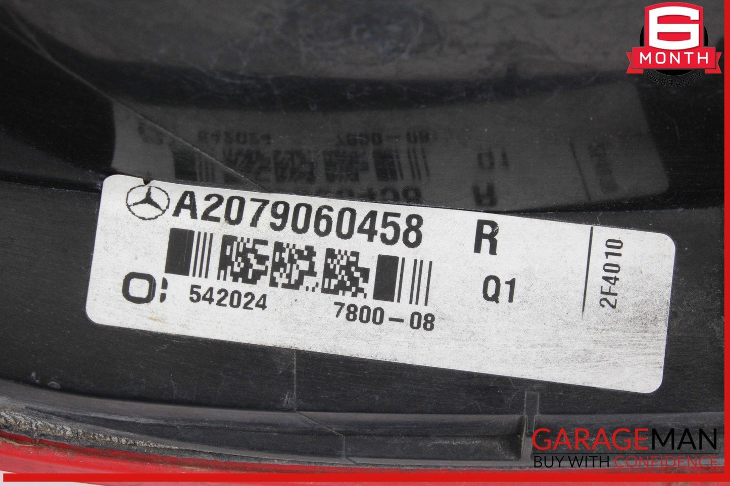 10-13 Mercedes W212 E350 E550 Rear Right Side Tail Light Lamp Taillight LED OEM