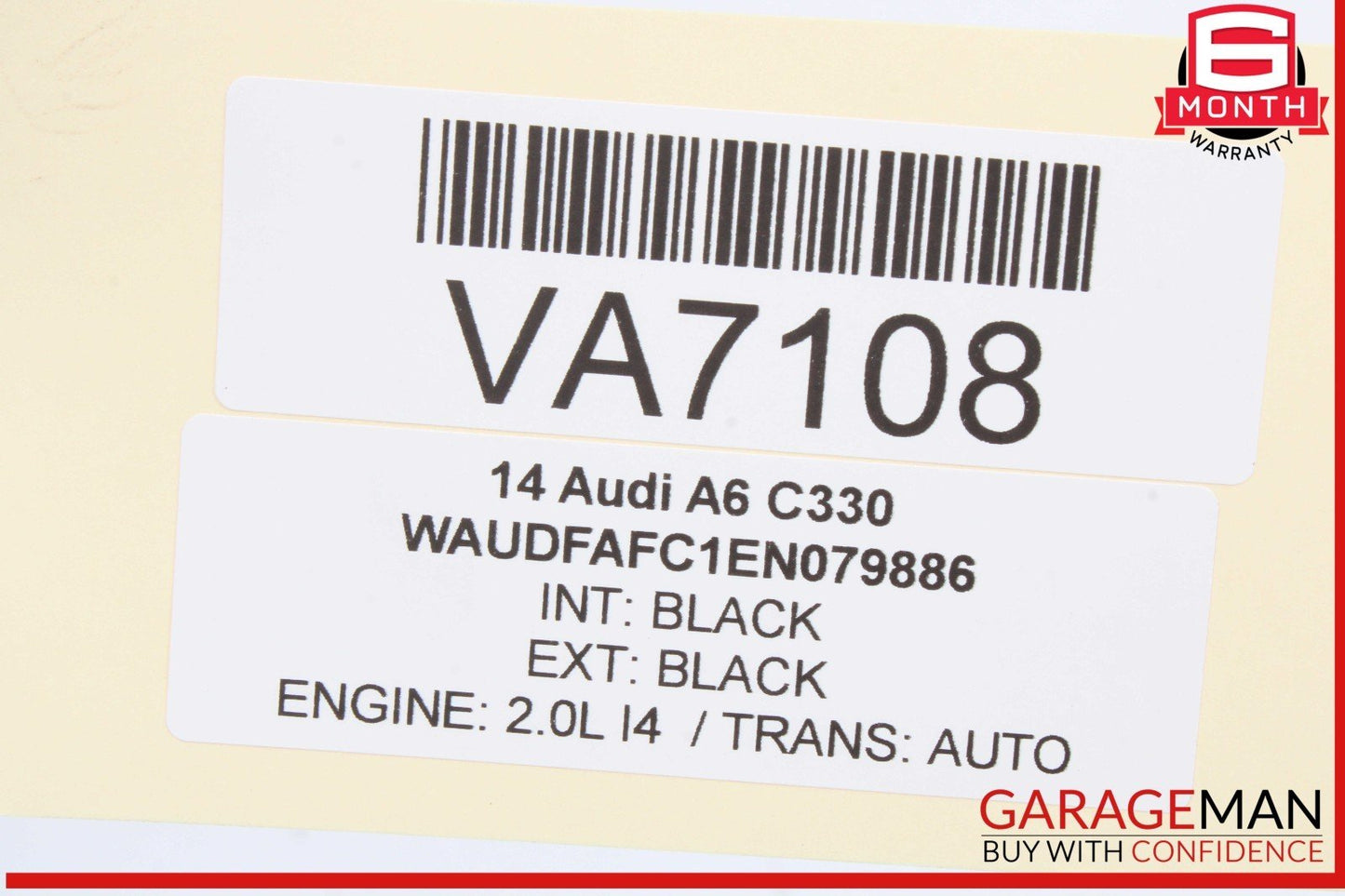 09-18 Audi A6 A7 Q5 Front Left Side Lower Forward Control Arm 8K0407155C OEM
