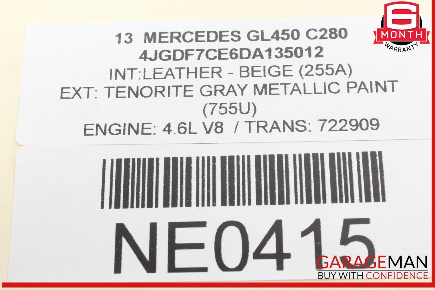 12-19 Mercedes X166 GL450 Front Right Side Wheel Spindle Knuckle Hub Bearing OEM