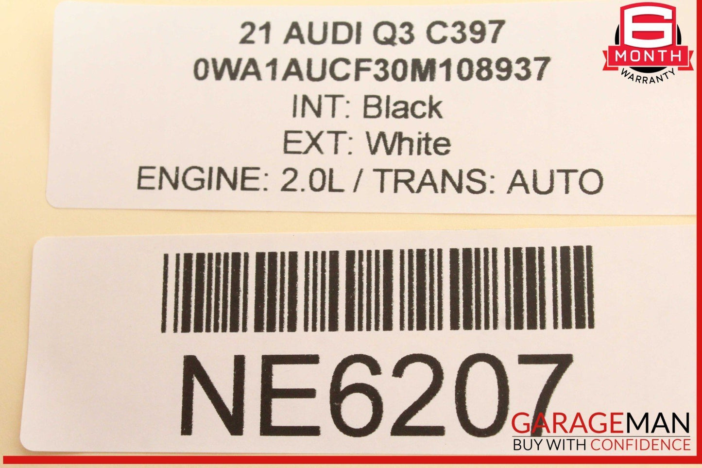 19-24 Audi Q3 Front Center Dashboard AC A/C Air Vent Grille 83B820903 OEM