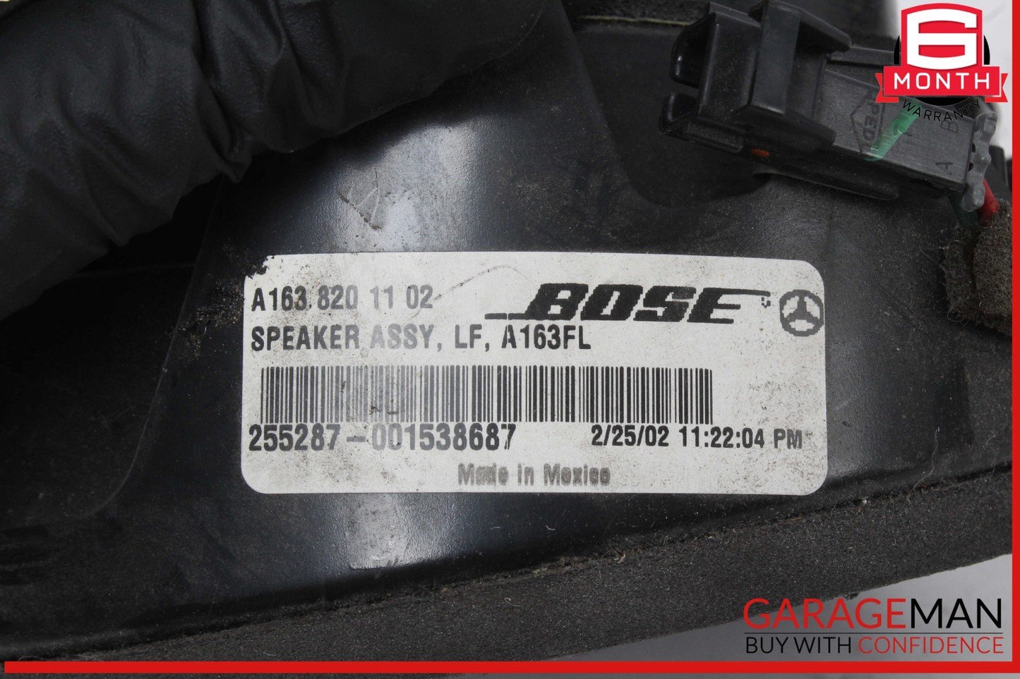 02-05 Mercedes W163 ML500 ML350 Front Right & Left Bose Sound Speaker Set OEM