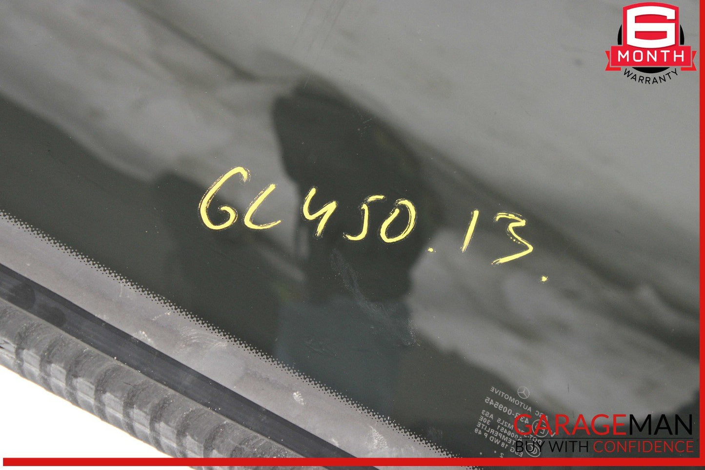 13-16 Mercedes X166 GL450 GL550 Rear Third Row Pano Panoramic Sunroof Glass OEM