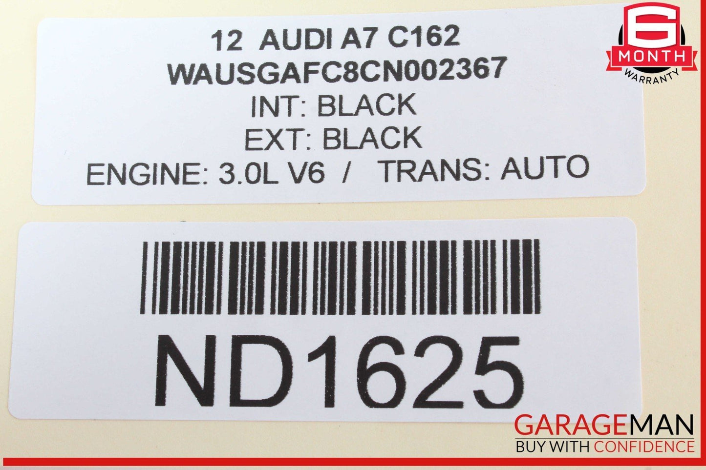 2012 Audi A7 - Speedometer Instrument Cluster PN: 4G8920981E