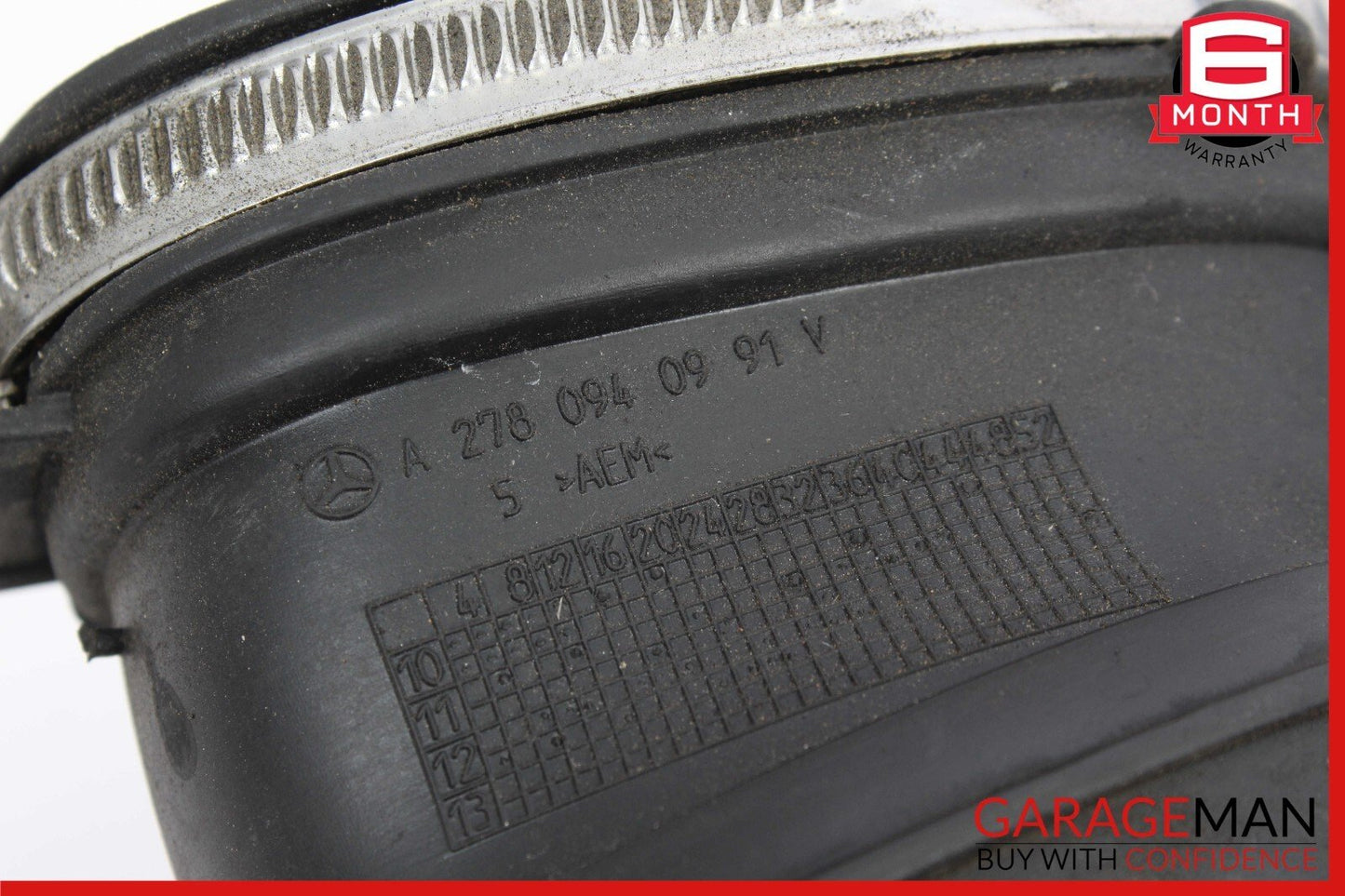 11-14 Mercedes W216 CL550 S550 4.7L Right Side Air Intake Hose Duct Pipe Assy
