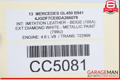 13-16 Mercedes X166 GL450 GL350 Front Left Side Interior Door Panel Assy OEM