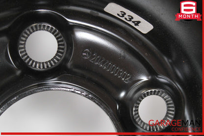 08-14 Mercedes W204 C250 C300 Emergency Spare Tire Donut Wheel Rim 125 90 16"