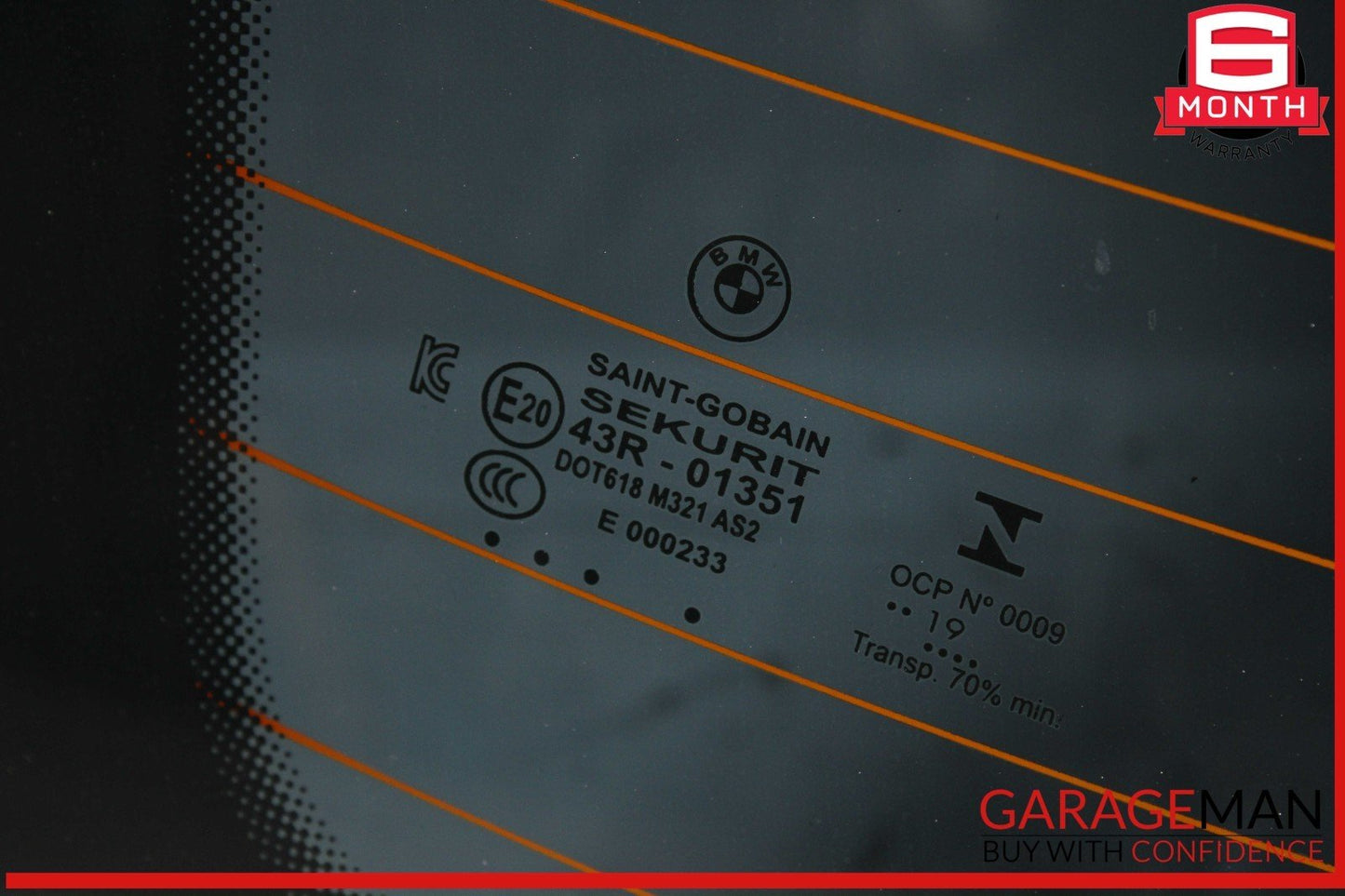 19-24 BMW M340i 330i G20 Rear Windshield Back Glass Window OEM
