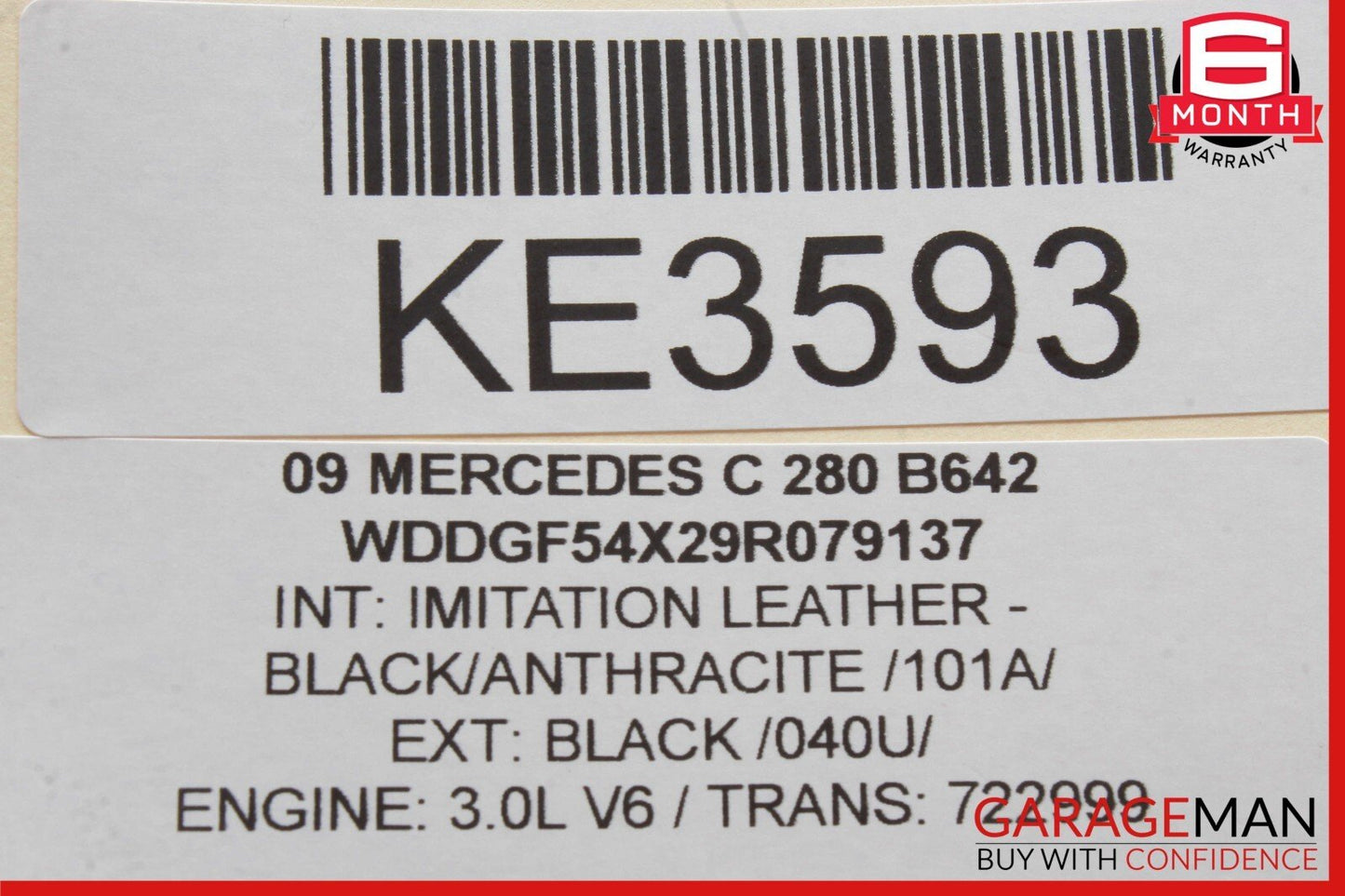 08-11 Mercedes W204 C300 C250 C63 AMG Sedan Rear Right Taillight Tail Light Lamp