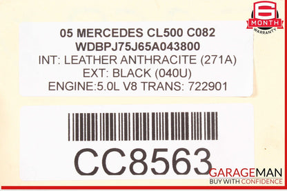 04-06 Mercedes W215 CL500 722.9 7G-Tronic Automatic Transmission Assy OEM 144k