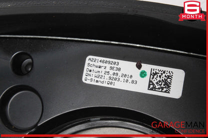 10-14 Mercedes W221 S400 S600 Steering Wheel w/ Paddle Shifters Black Wood OEM