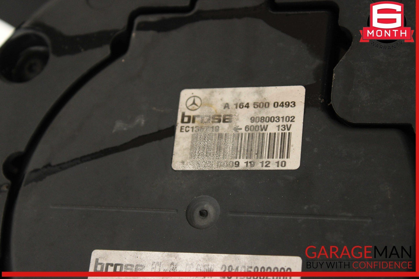 06-13 Mercedes W251 R350 ML350 Engine Cooling Fan Motor Assembly 1645000193 OEM