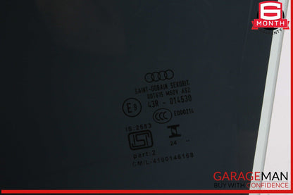 18-25 Audi Q5 Front Left Driver Side Door Window Glass 43R014530 OEM