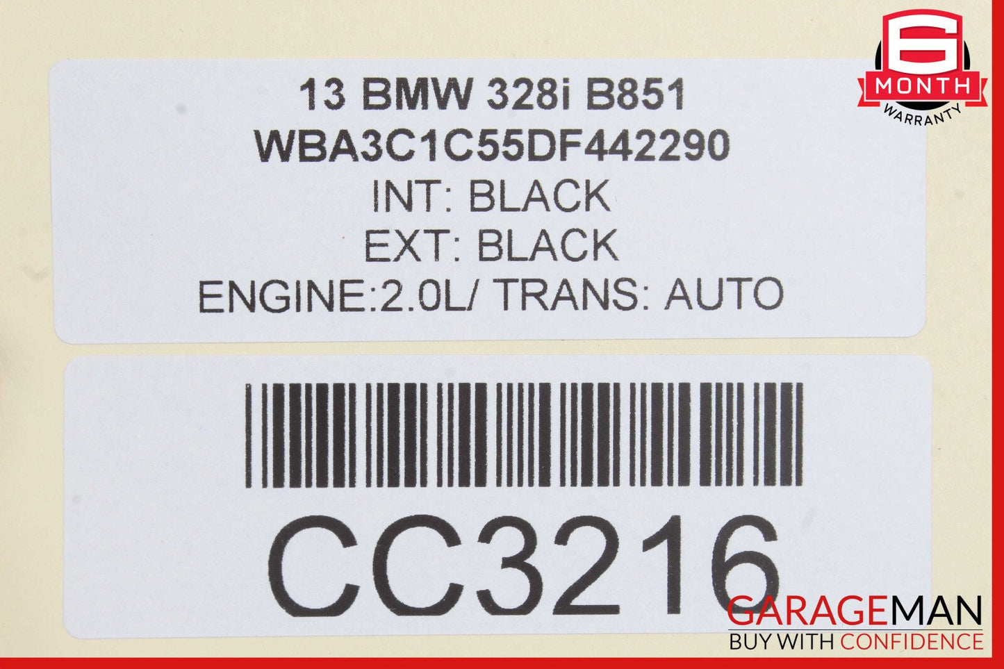 12-18 BMW F30 328i 335i Sedan Front Left Driver Side Door Shell OEM